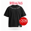 Camiseta oversize negra lazo Exotic Face