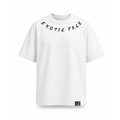Camiseta Exotic Face manga corta oversize blanca