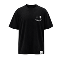 Camiseta oversize negra rostro Chenille Exotic Face