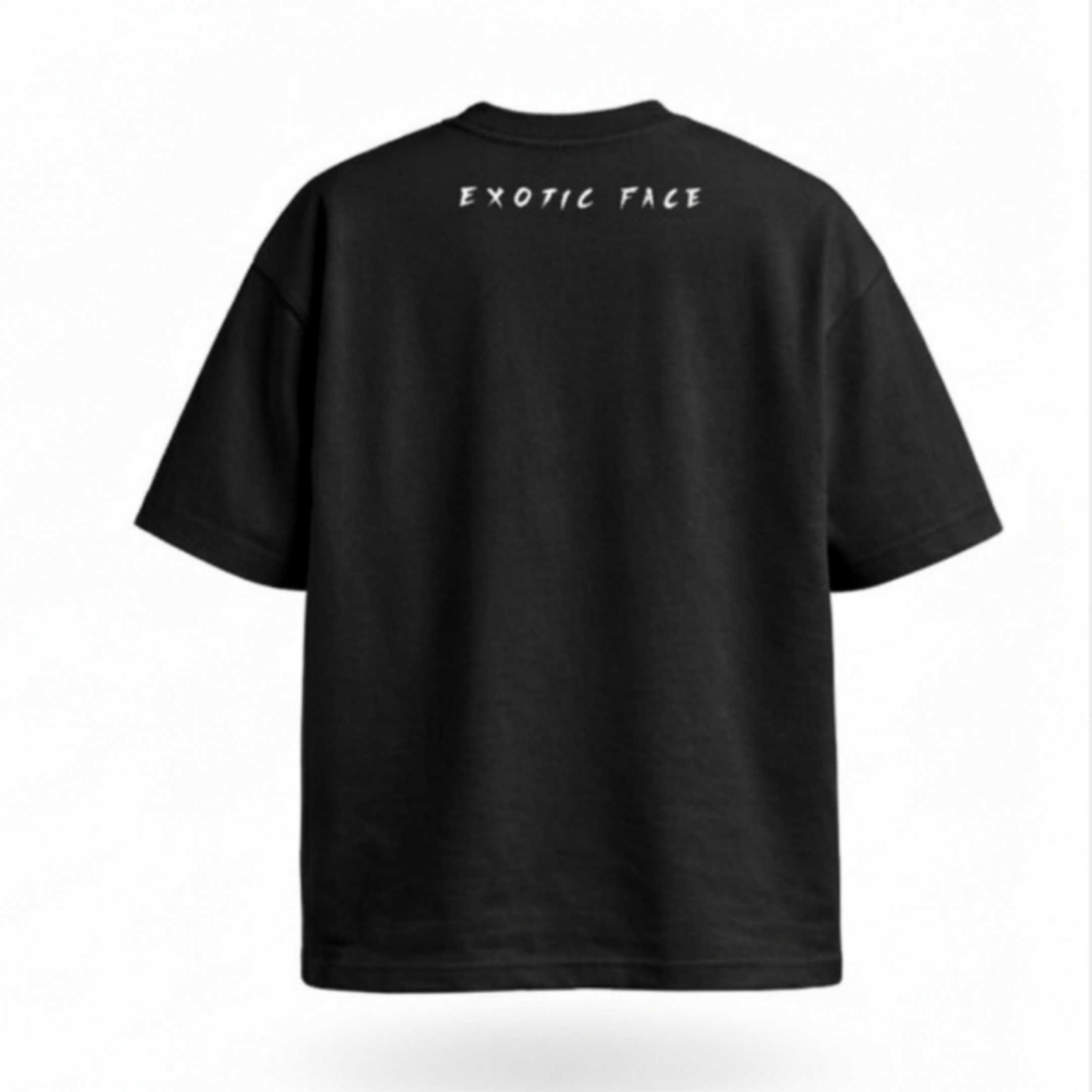 Camiseta oversize negra lazo Exotic Face