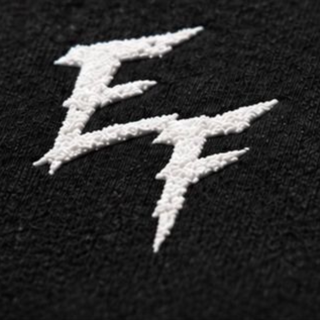 Hoodie Exotic Face negra oversize