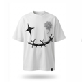 Camiseta Exotic Face Chenille Blanca